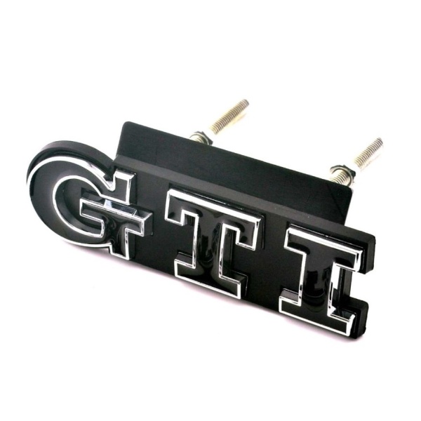 Emblema GTI Grila Negru